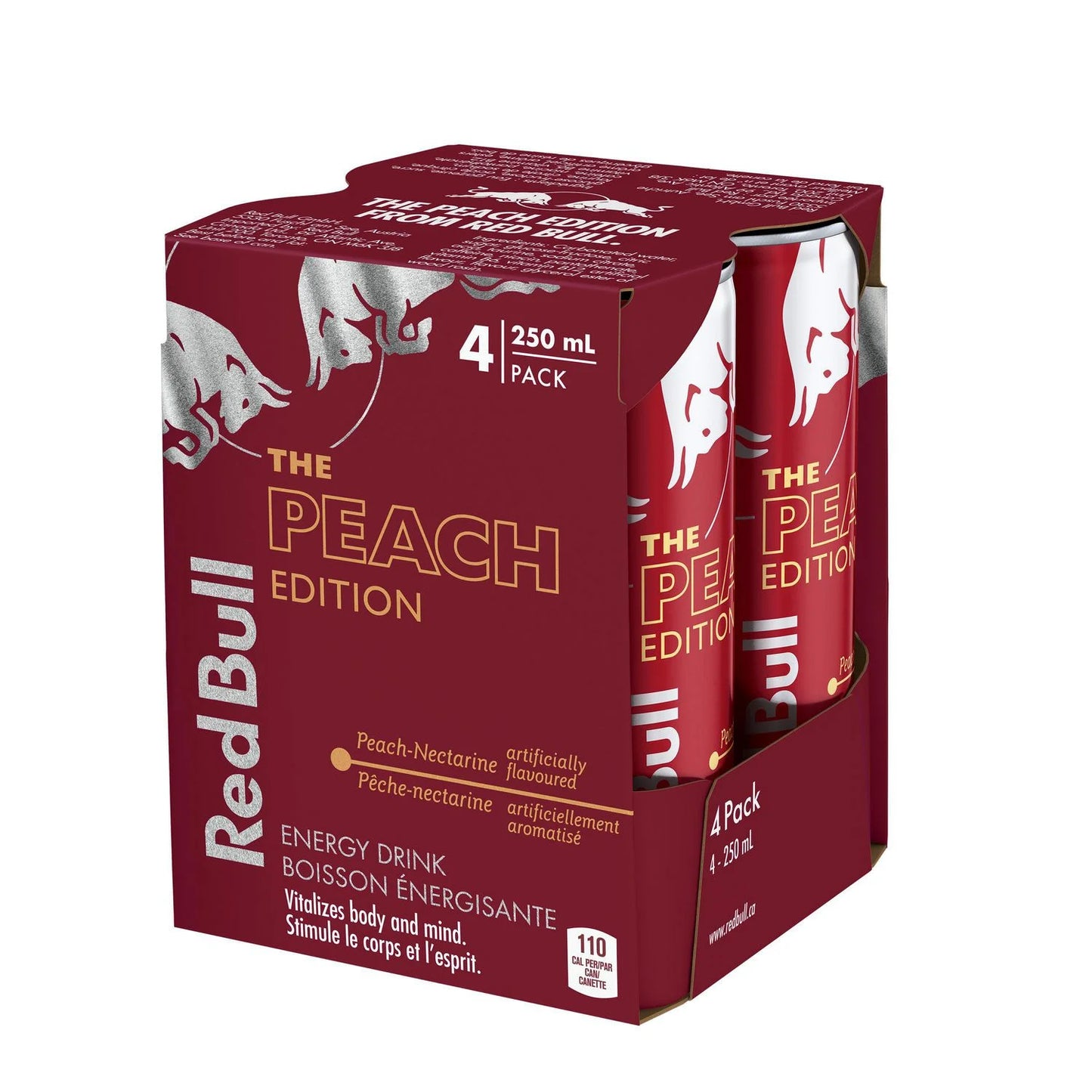 Red Bull Peach Edition 250ml (4 Pack)