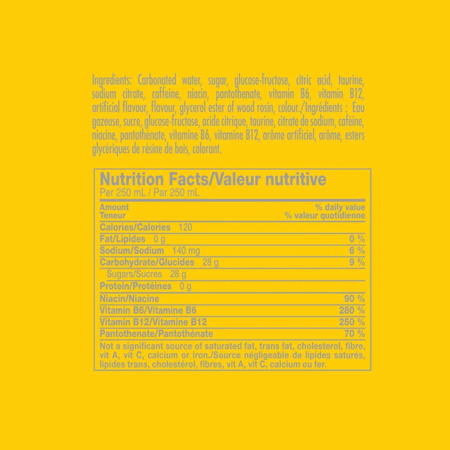 Red Bull Yellow Edition 250ml