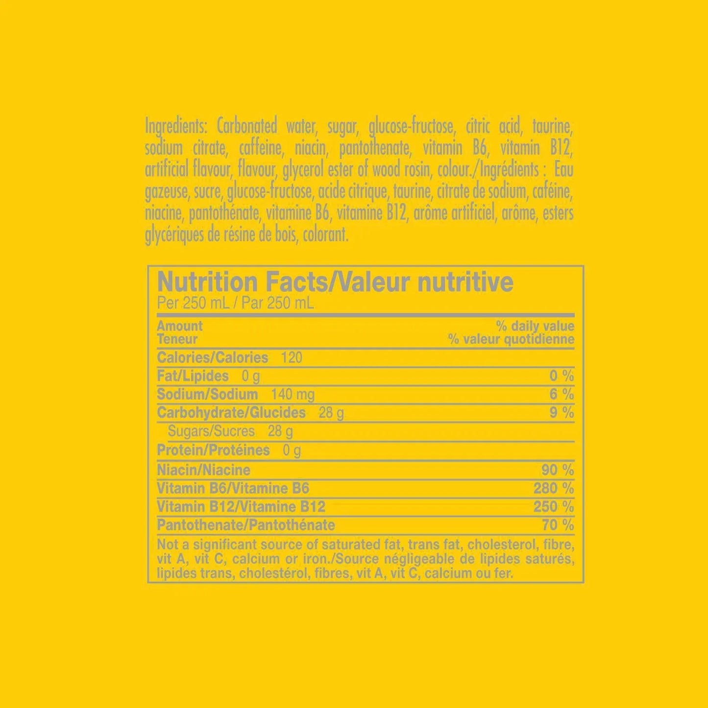 Red Bull Yellow Edition 250ml (4 Pack)