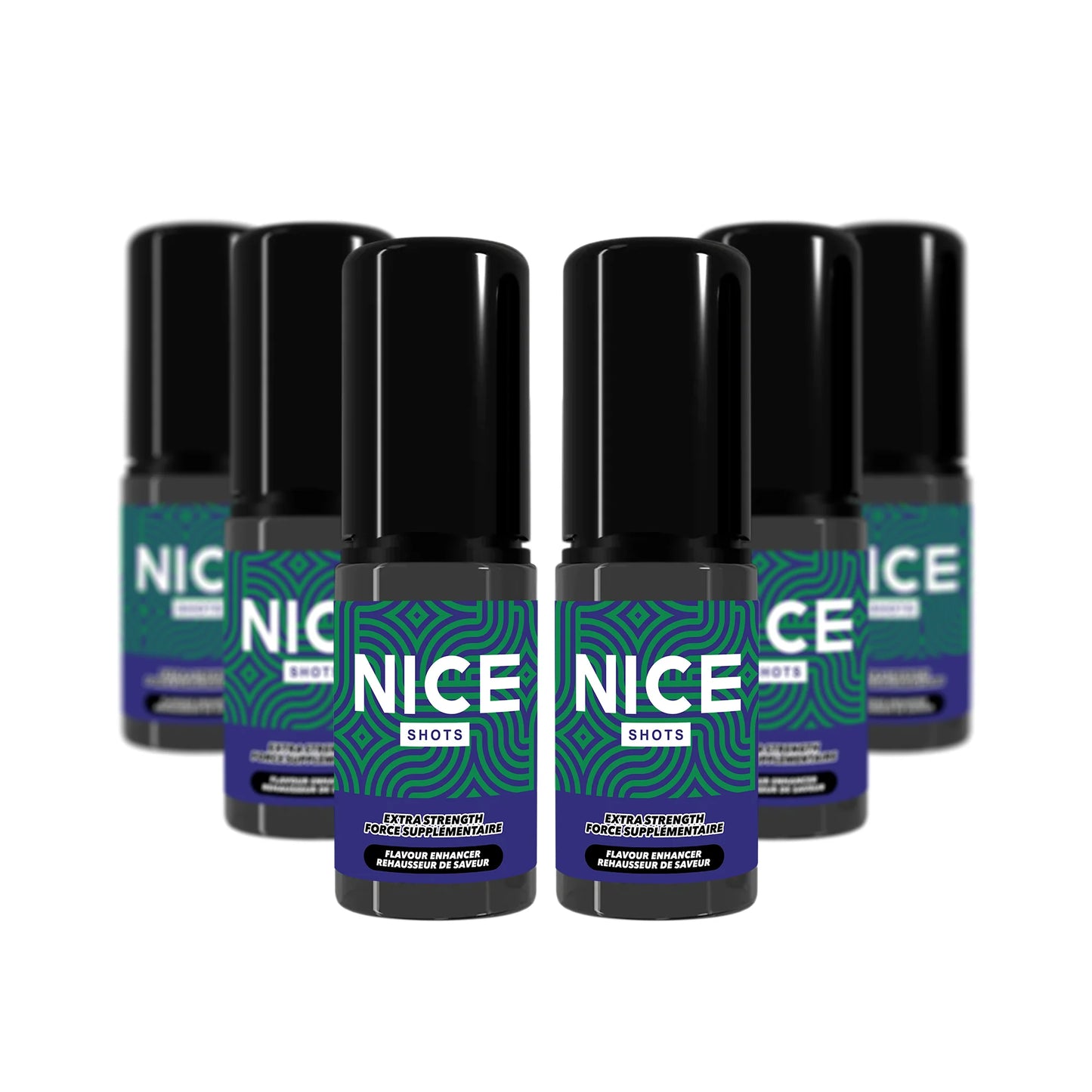 NICE SHOTS - APPLE KIWI MELON ICE (6 Pack)