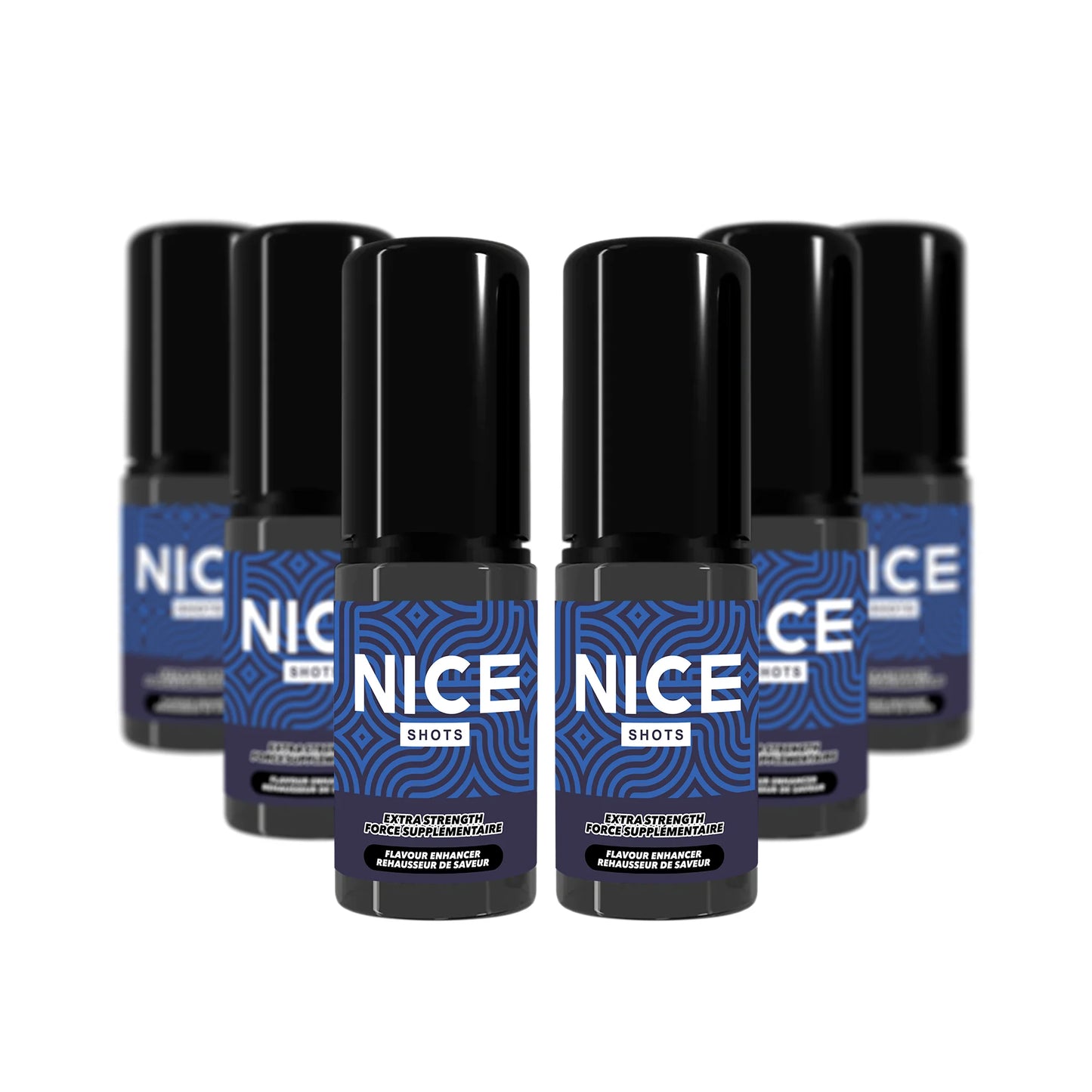NICE SHOTS - BLUE RASPBERRY ICE (6 Pack)
