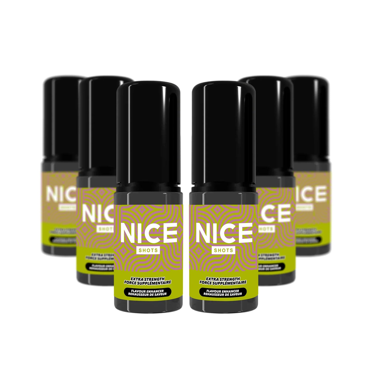 NICE SHOTS - PEACH LEMON ICE (6 Pack)
