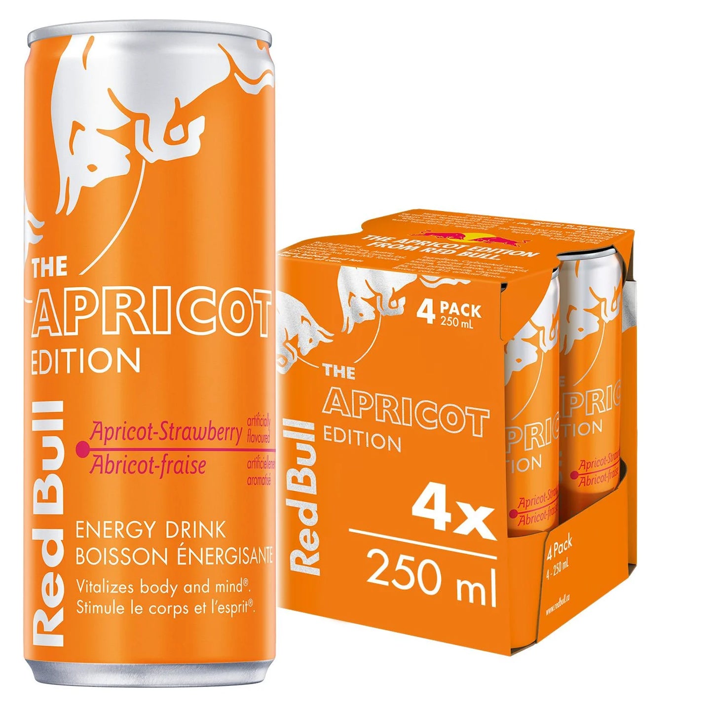 Red Bull Apricot Edition 250ml (4 Pack)