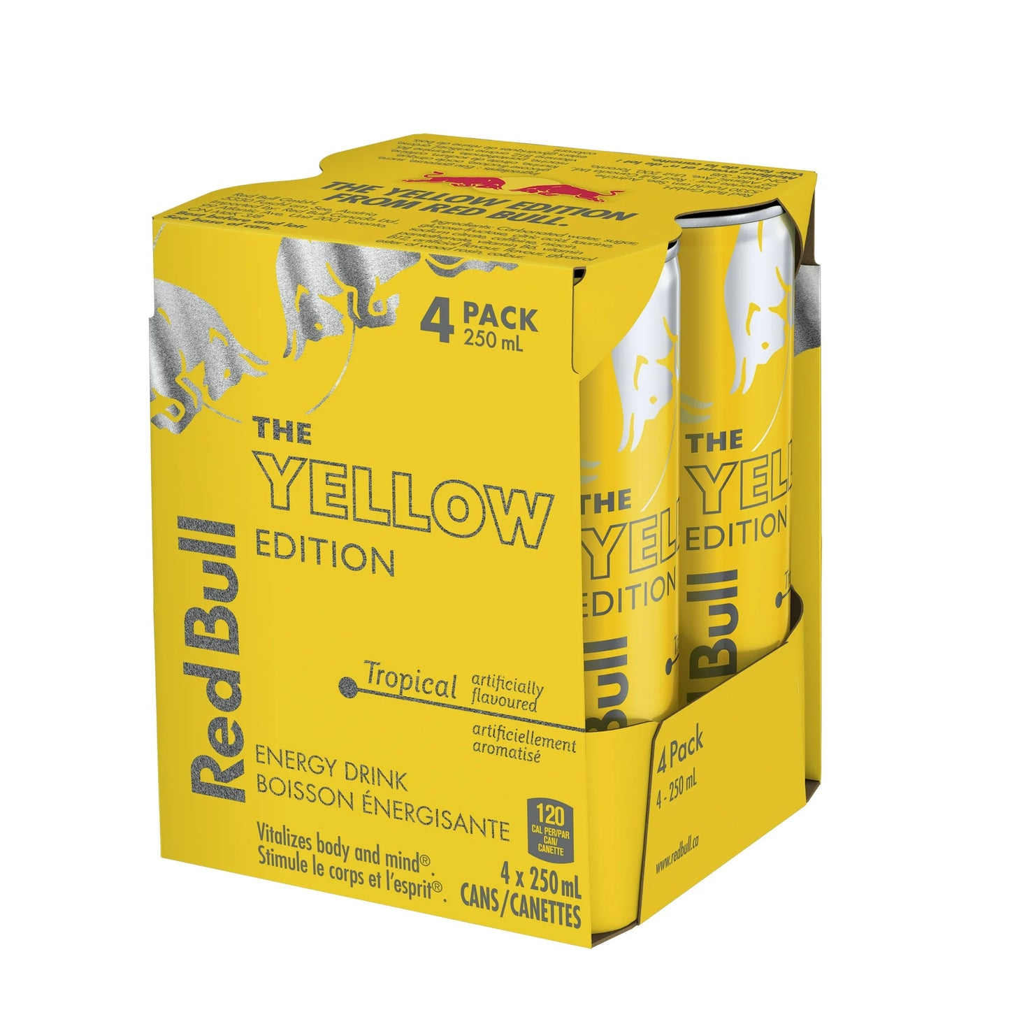 Red Bull Yellow Edition 250ml (4 Pack)