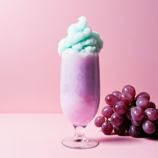 Grape Cotton Candy Gin Fizz