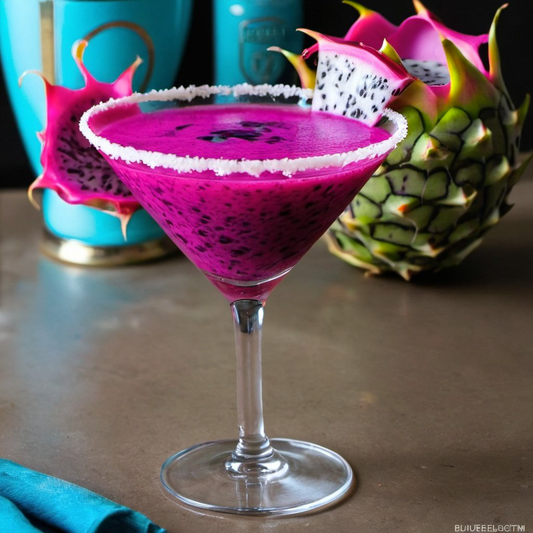 Blue Razz Dragon Fruit Martini