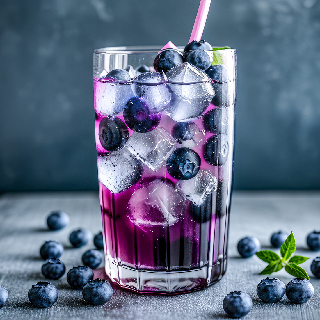 Mocktail de Bleuet Éclatant