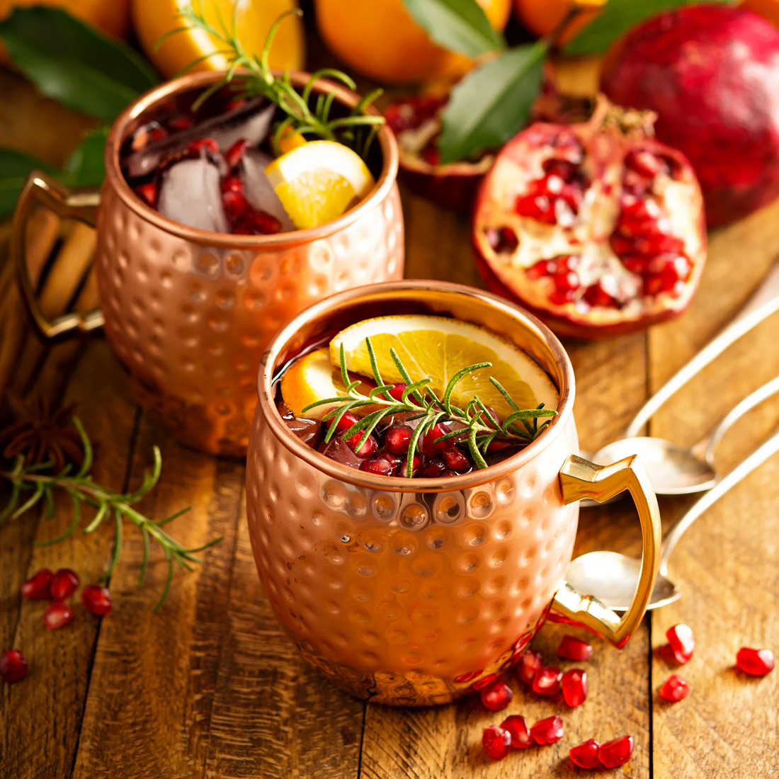 Mule cerise-grenade sans alcool
