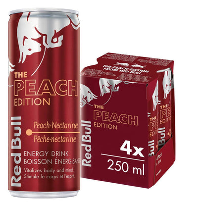 Red Bull Peach Edition 250ml (4 Pack)