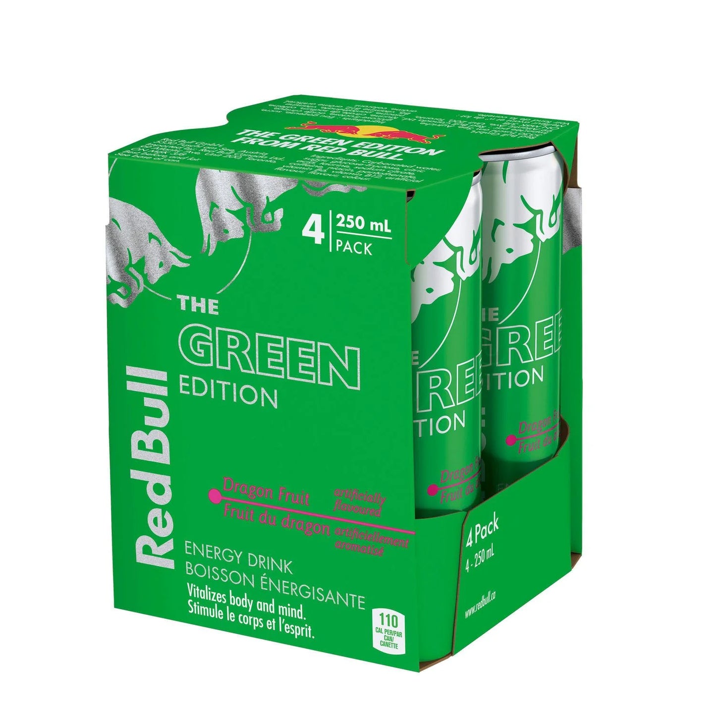 Red Bull Green Edition 4 PACK 250ml