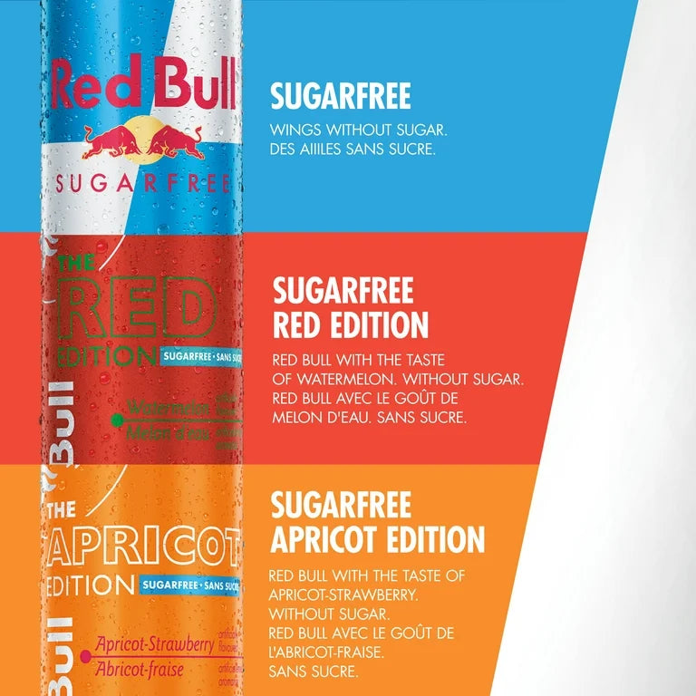 Red Bull Apricot Edition Sans Sucre 250ml