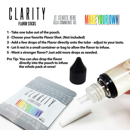 CLARITY FLAVOR STICKS MAKE YOUR OWN