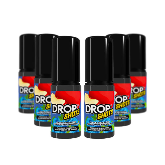 DROP SHOTS - BLUE RAZZ APPLE (6 Pack)