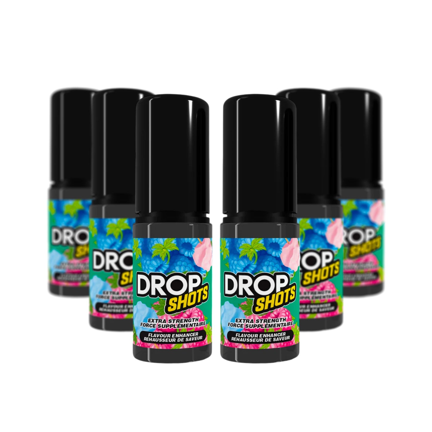 DROP SHOTS - BLUE RAZZ COTTON CANDY (6 Pack)