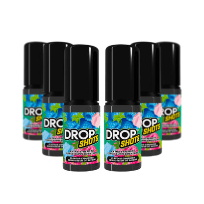 DROP SHOTS - BLUE RAZZ COTTON CANDY (6 Pack)