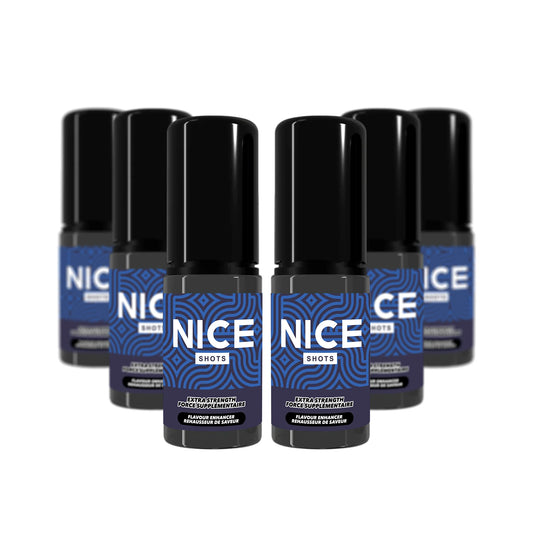 NICE SHOTS - BLUE RASPBERRY ICE (6 Pack)