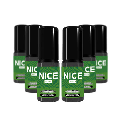 NICE SHOTS - GREEN APPLE ICE (6 Pack)