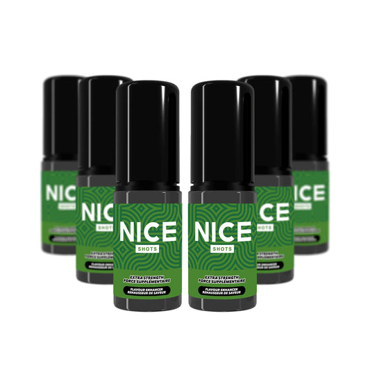 NICE SHOTS - GREEN APPLE ICE (6 Pack)
