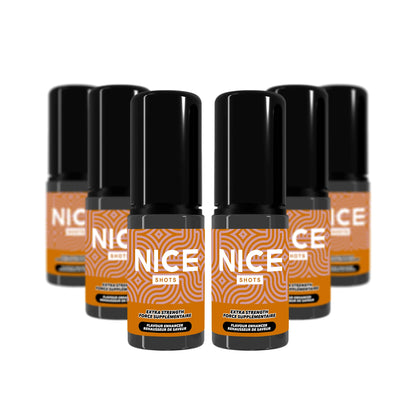 NICE SHOTS - ORANGE PEACH MANGO ICE (6 Pack)