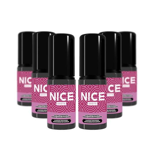 NICE SHOTS - PEACH BERRIES ICE (6 Pack)