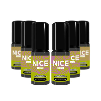NICE SHOTS - PEACH LEMON ICE (6 Pack)