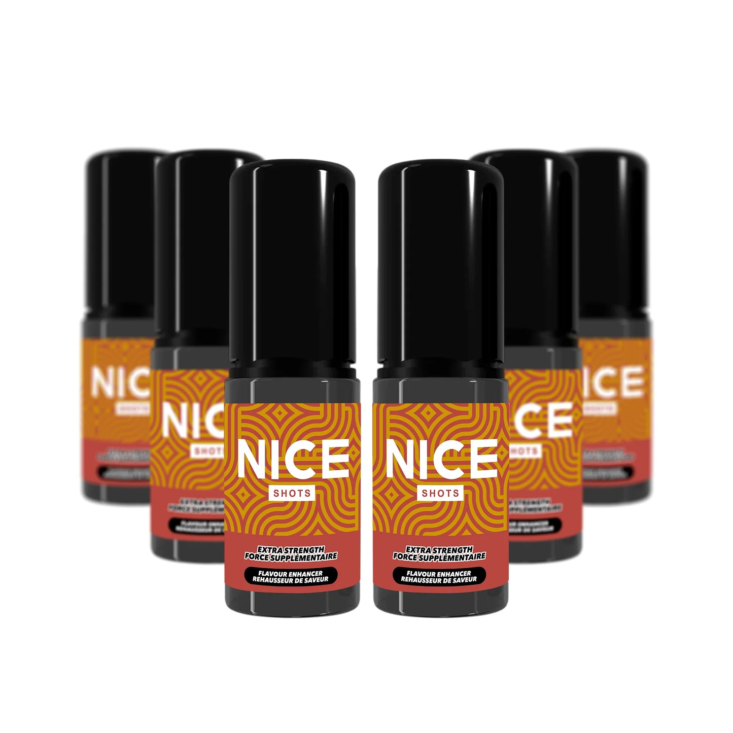 NICE SHOTS - STRAWBERRY BANANA ICE (6 Pack)