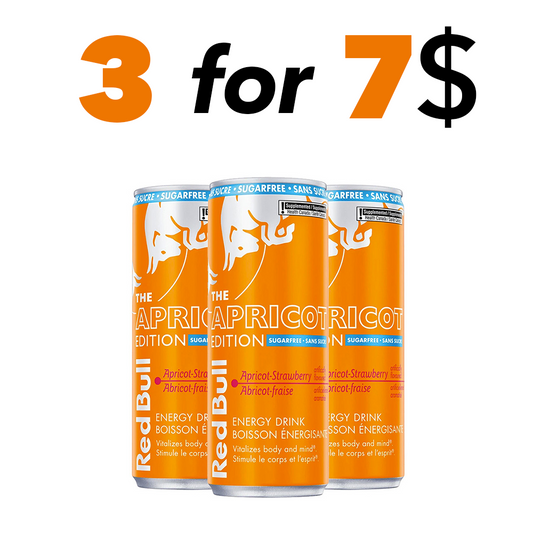 Red Bull Apricot Edition Sans Sucre 250ml