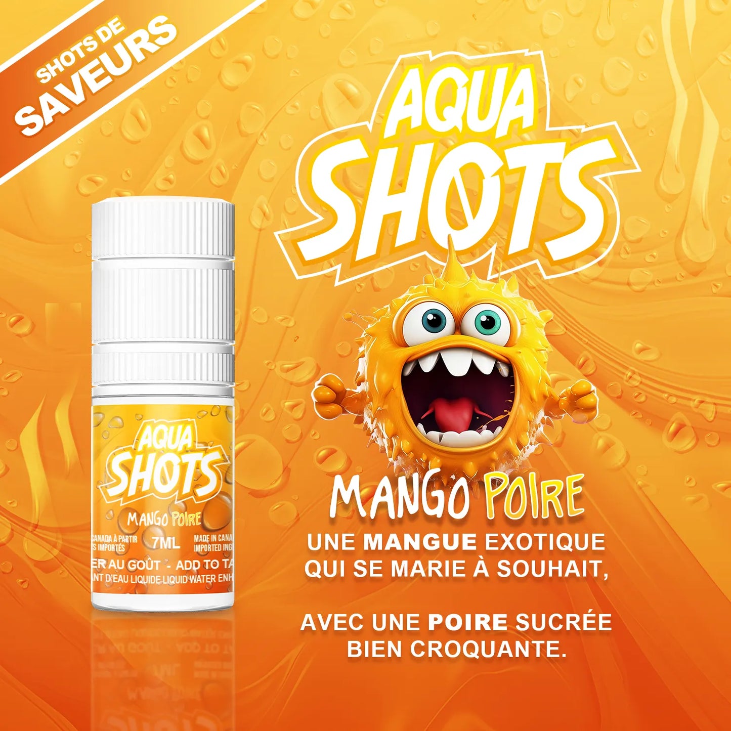 AQUA SHOTS - Mango Poire