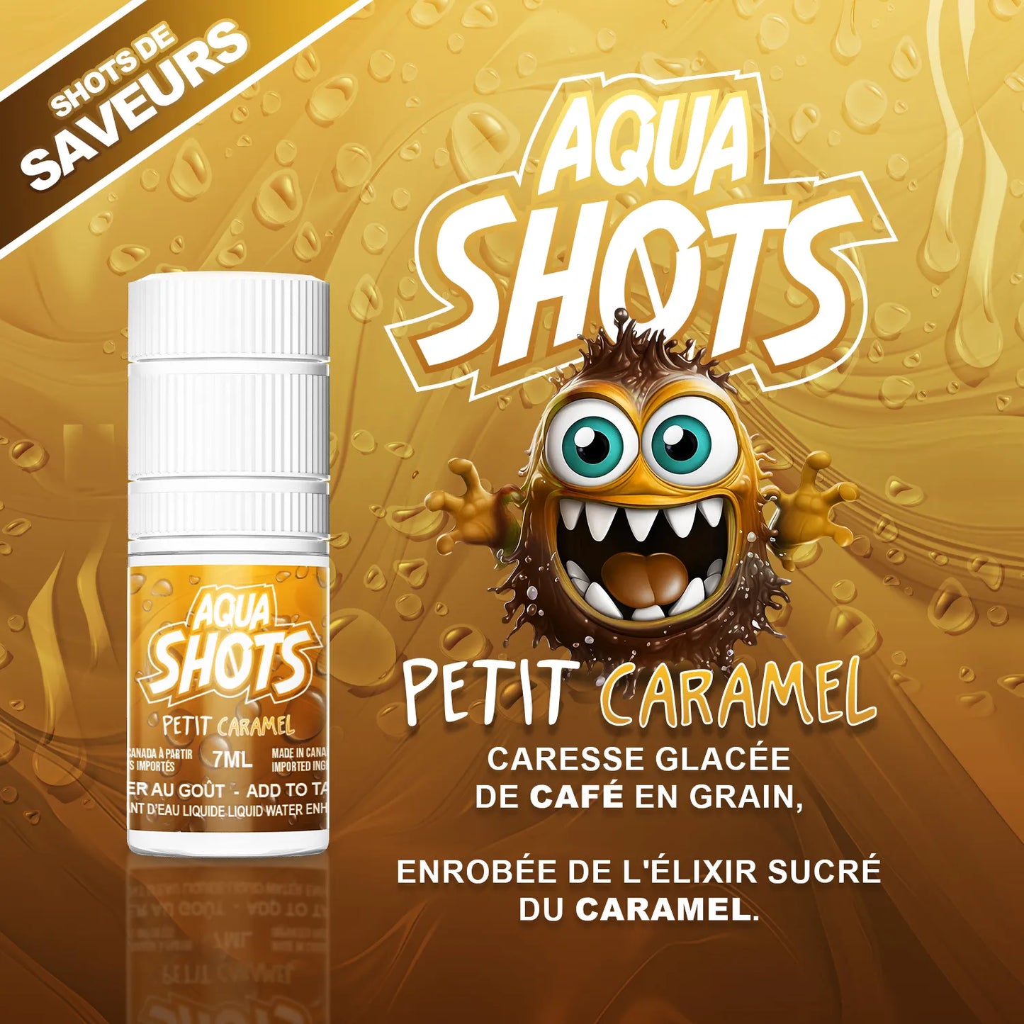 AQUA SHOTS - Petit Caramel