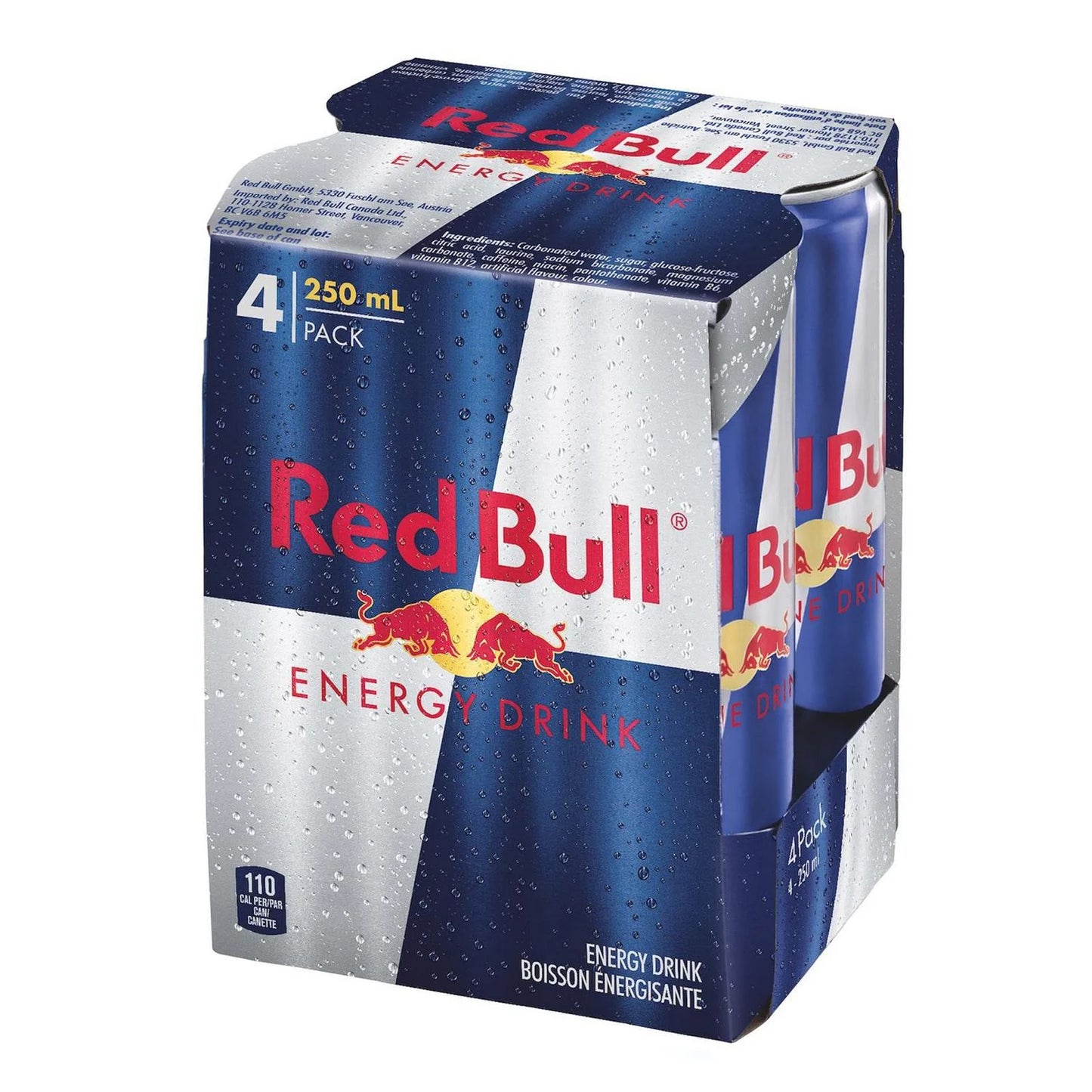 Red Bull Energy Drink 4 PACK 250ml