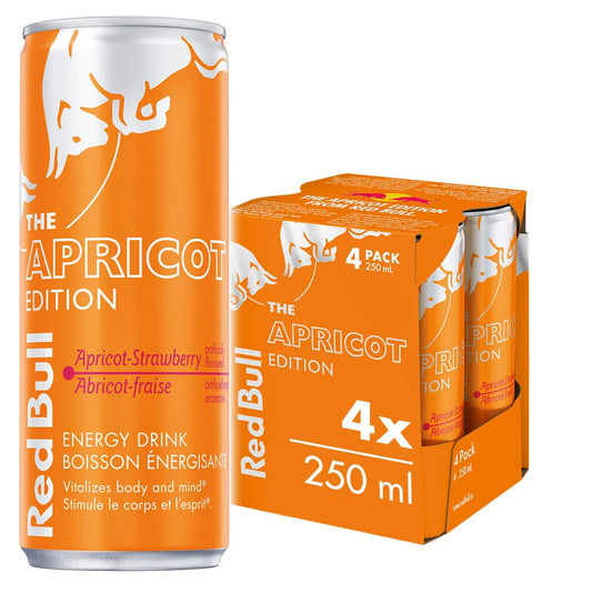 Red Bull Apricot Edition 4 PACK 250ml