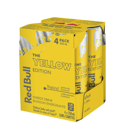 Red Bull Yellow Edition 250ml (4 Pack)